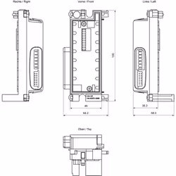 Siemens 6ES7144-4GF01-0AB0 modulo I/O digitale e analogico - Vista aggiuntiva 3
