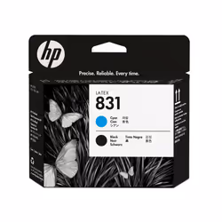 HP Testina di stampa Latex ciano/nero 831, HP Latex 110 Printer, HP Latex 310 Printer, HP Latex 330 Printer, HP Latex 360 Pri ...