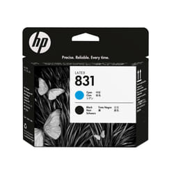 HP Testina di stampa Latex ciano/nero 831