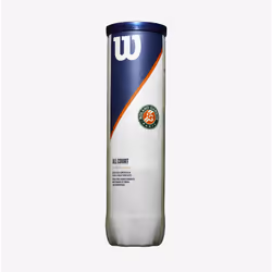 Wilson ROLAND GARROS ALL COURT 4, Giallo, Gomma, Lattina (imballaggio)