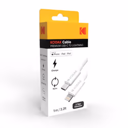 Kodak 30425880 cavo per cellulare Bianco 1 m USB A Lightning - Vista aggiuntiva 2