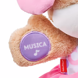 Fisher-Price La Sorellina del Cagnolino Ridi e Impara, Morbido Peluche Educativo con Musica e Canzoni, Giocattolo per Bambini di 6 - 36 Mesi - Vista aggiuntiva 4