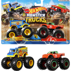 Hot Wheels Monster Trucks Monster Truck- Pack da 2 Veicoli Collezionabili, 3+Anni