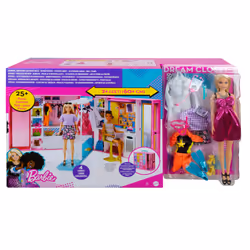 Barbie Dream Closet, Bambola alla moda, Femmina, 3 anno/i, Ragazza, Multicolore
