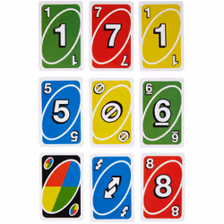 Games UNO Express Carta da gioco Sostituzione