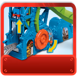 Thomas & Friends Il Trenino Thomas, Pista Playset Grotta, Include Le Locomotive e Darcy, Giocattolo per Bambini 3+ Anni, GDV43