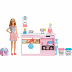 Barbie Cake Decorating Playset, Femmina, 4 anno/i, Bambino/Bambina, Multicolore