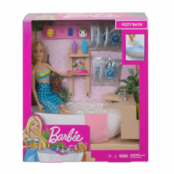 Barbie Relax In Vasca Playset, Bambola alla moda, Femmina, 3 anno/i, Ragazza, Multicolore