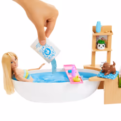 Barbie Relax In Vasca Playset - Vista aggiuntiva 6