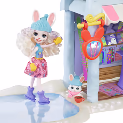 Enchantimals Hoppin' Ski Chalet with Bevy Bunny casa per le bambole - Vista aggiuntiva 8