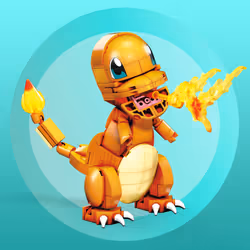 MEGA Pokémon GKY96 accessorio per giocattoli da costruzione Figura di costruzione Arancione - Vista aggiuntiva 5