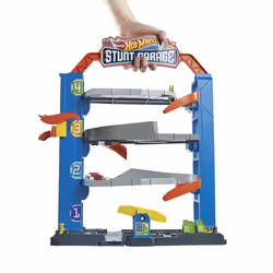 Hot Wheels City Garage delle Acrobazie, Playset con ascensore per i piani superiori, con collegamenti per altri set, Giocatto ...