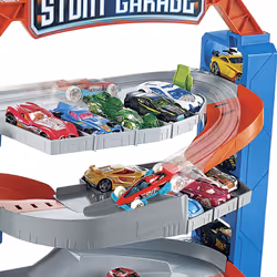 Hot Wheels City Garage delle Acrobazie, Playset con ascensore per i piani superiori, con collegamenti per altri set, Giocattolo per Bambini 3+ anni