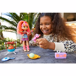 Enchantimals Cave Club Wild About BBQs with Emberly