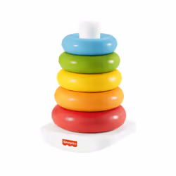 Fisher-Price Piramide 5 Anelli Eco, in Materiali Vegetali, Giocattolo Impilabile per Bambini 6+Mesi - Vista aggiuntiva 7