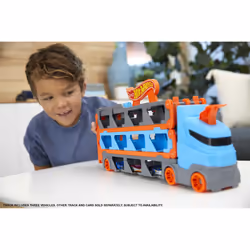 Hot Wheels City HW Camion 2in1 Trasport+Pista - Vista aggiuntiva 6