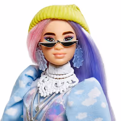 Barbie Extra Doll #2 in Shimmery Look with Pet Puppy - Vista aggiuntiva 4