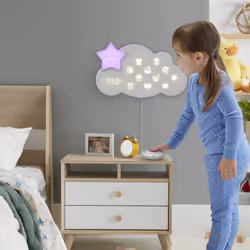 Fisher-Price GWM53 luce da notte per bambino Parete Grigio - Vista aggiuntiva 5