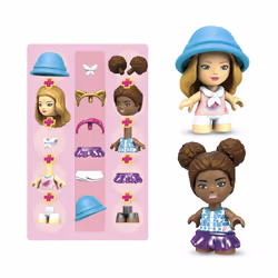 MEGA Barbie Construx Camper dei Sogni, Giocattolo da Costruzione con oltre 120 pezzi, per Bambini 5+ Anni