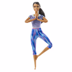 Barbie Made to Move GXF06, Bambola alla moda, Femmina, 3 anno/i, Ragazza, 304,8 mm, Multicolore