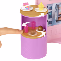 Barbie Playset Il Ristorante con Oltre 30 Accessori da Cucina e 6 Aree da Gioco, Bambola non Inclusa, Giocattolo per Bambini  ...