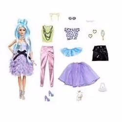 Barbie Extra Doll & Accessories Set, Femmina, 3 anno/i, Multicolore