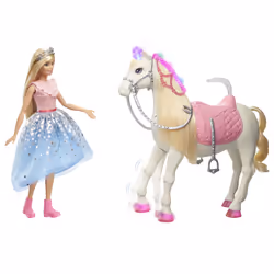 Barbie Modern Princess Prance & Shimmer Horse