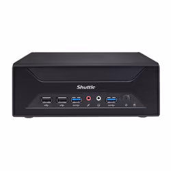 Shuttle XPC slim Barebone XH510G - S1200, Intel H510, 1xDP, 1xHDMI, 1x PCI-E 16X, 1x LAN, 1x 2.5", 2x M.2, fonctionnement permanent 24/7 - Vista aggiuntiva 5