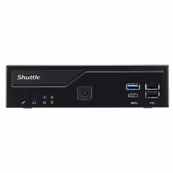 Shuttle DH610 barebone per PC/stazione di lavoro PC con dimensioni 1,3 l Nero LGA 1700 - Vista aggiuntiva 4