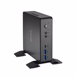 Shuttle NC40U5 barebone per PC/stazione di lavoro 0.84L sized PC Nero i5-1235U Intel SoC - Vista aggiuntiva 6