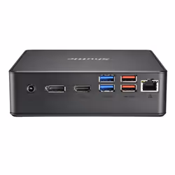 Shuttle NC40U barebone per PC/stazione di lavoro 0.84L sized PC Nero 7305 Intel SoC 1,1 GHz - Vista aggiuntiva 8
