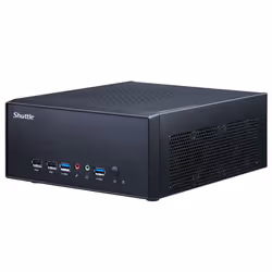 Shuttle XPС slim XH610G2 barebone per PC/stazione di lavoro Desktop Nero Intel H610 LGA 1700 - Vista aggiuntiva 4