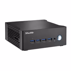 Shuttle Nano PC NA10H, PC con dimensioni 1 l, Mini PC barebone, DDR5-SDRAM, PCI Express, Collegamento ethernet LAN, 120 W