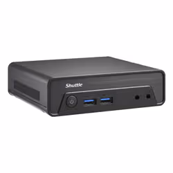 Shuttle Nano PC NE10N PC con dimensioni 0,6 l Nero N100 Intel SoC - Vista aggiuntiva 4
