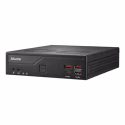 Shuttle DB860 barebone per PC/stazione di lavoro 1.35L sized PC Nero Intel B860 LGA 1851 (Socket V1) - Vista aggiuntiva 7