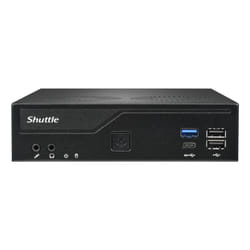 Shuttle XPС slim DH610V2 barebone per PC/stazione di lavoro 1.35L sized PC Nero Intel H610 LGA 1700