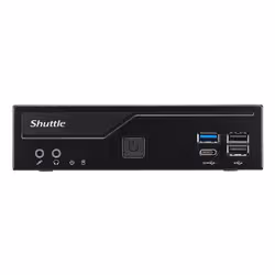 Shuttle XPС slim DH610V2 barebone per PC/stazione di lavoro 1.35L sized PC Nero Intel H610 LGA 1700 - Vista aggiuntiva 2