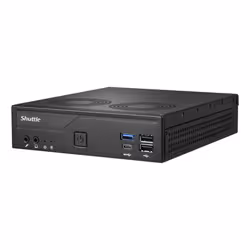 Shuttle XPС slim DH610V2 barebone per PC/stazione di lavoro 1.35L sized PC Nero Intel H610 LGA 1700 - Vista aggiuntiva 3