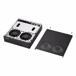 Shuttle XPС slim DH610V2 barebone per PC/stazione di lavoro 1.35L sized PC Nero Intel H610 LGA 1700 - Vista aggiuntiva 5