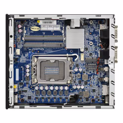 Shuttle XPС slim DH610V2 barebone per PC/stazione di lavoro 1.35L sized PC Nero Intel H610 LGA 1700 - Vista aggiuntiva 6