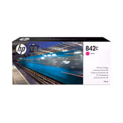 HP Cartuccia inchiostro magenta 842C PageWide XL da 775 ml, Resa standard, Magenta, Inchiostro a base di pigmento, 775 ml, 1  ...
