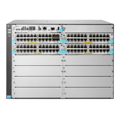 HPE 5412R 92GT PoE+ & 4-port SFP+ (No PSU) v3 zl2 Gestito L3 Gigabit Ethernet (10/100/1000) Supporto Power over Ethernet (PoE) 7U Grigio