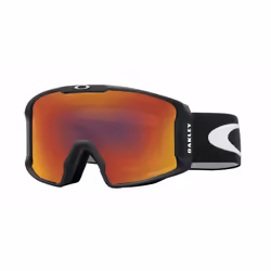 Oakley Line Miner occhialini per sport invernali Nero Unisex Rosso Vetri sferici - Vista aggiuntiva 5