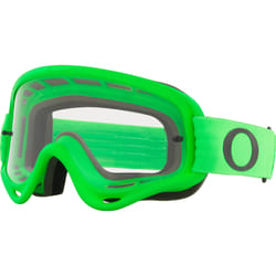 Oakley O-Frame Occhiali da motocross, nero-verde per uomo
