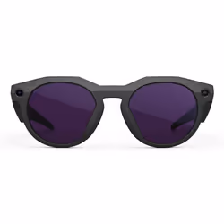 Oakley Meta HSTN - with Meta AI, Audio, Photo, Video Compatibility - Black, Clear to Amethyst Transitions® - Vista aggiuntiva 2