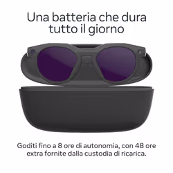 Oakley Meta HSTN - with Meta AI, Audio, Photo, Video Compatibility - Black, Clear to Amethyst Transitions® - Vista aggiuntiva 7
