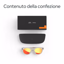 Oakley Meta HSTN - with Meta AI, Audio, Photo, Video Compatibility - Warm Grey, Prizm™ Ruby - Vista aggiuntiva 8