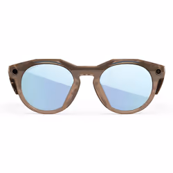 Oakley Meta HSTN - with Meta AI, Audio, Photo, Video Compatibility - Brown Smoke, Prizm™ Deep Water Polarized - Vista aggiuntiva 2