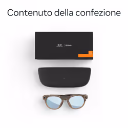 Oakley Meta HSTN - with Meta AI, Audio, Photo, Video Compatibility - Brown Smoke, Prizm™ Deep Water Polarized - Vista aggiuntiva 8