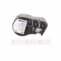 Brady M4-91-427, Nero, Bianco, Etichetta per stampante autoadesiva, Vinile, Trasferimento termico, Acrilico, Permanente